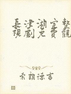 长津湖完整版电视剧免费观看完整版