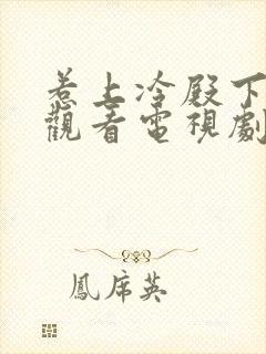 惹上冷殿下免费观看电视剧全集