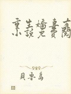 重生娇妻有点甜小说免费阅读