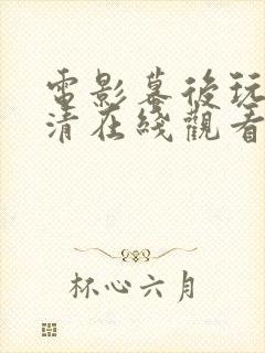 电影幕后玩家高清在线观看封面