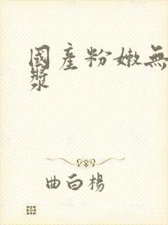 国产粉嫩无套白浆