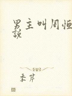 男主叫周恒的小说封面