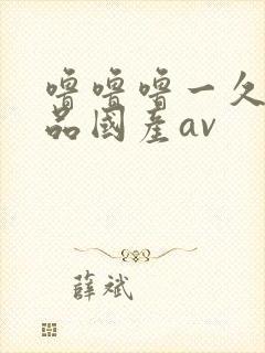 噜噜噜一久久精品国产av封面