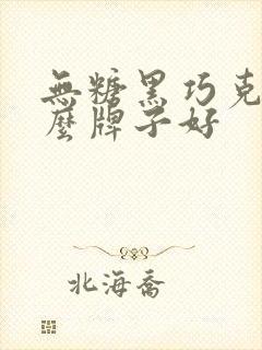 无糖黑巧克力什么牌子好