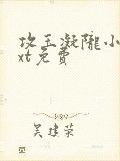 攻玉凝陇小说txt免费