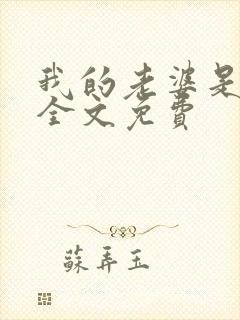 我的老婆是总裁全文免费