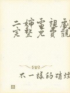 二婶电视剧全集完整免费观看高清