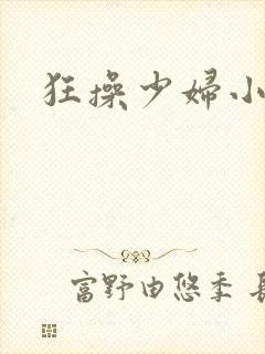 狂操少妇小说