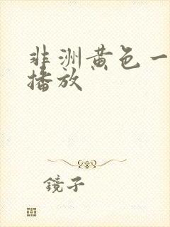 非洲黄色一级片播放