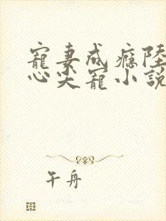 宠妻成瘾陆少的心尖宠小说