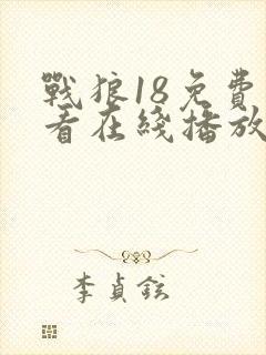 战狼18免费观看在线播放国语高清