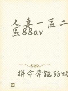 人妻一区二区三区88av