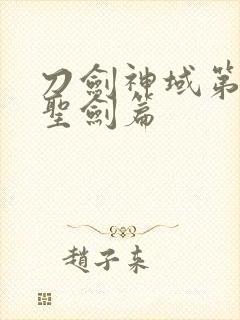 刀剑神域第二季圣剑篇封面