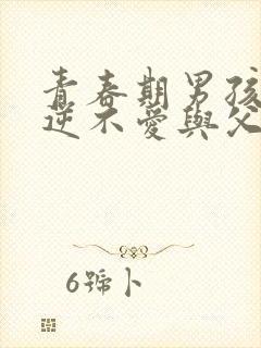 青春期男孩子叛逆不爱与父母沟通封面