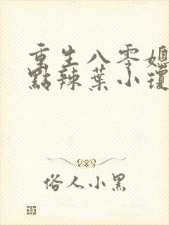 重生八零媳妇有点辣叶小琼