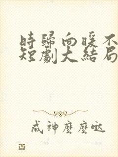 时归向暖不知秋短剧大结局封面