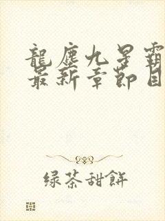 龙尘九星霸体诀最新章节目录