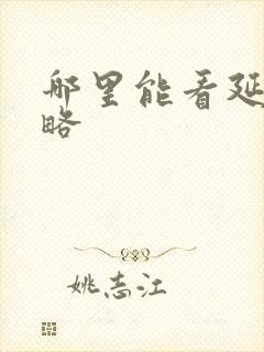 哪里能看延禧攻略