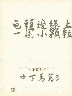 龟头边缘上长了一圈小颗粒