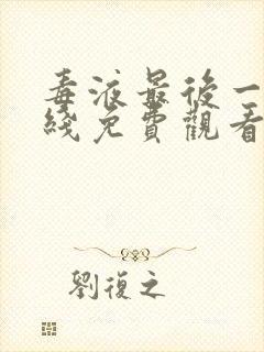 毒液最后一舞在线免费观看封面