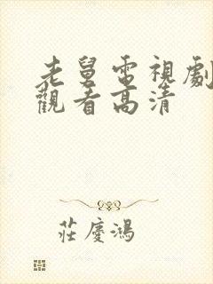 老舅电视剧免费观看高清封面