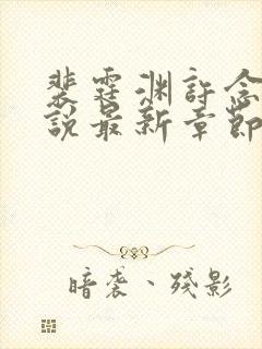 裴霆渊许念笙小说最新章节免费阅读