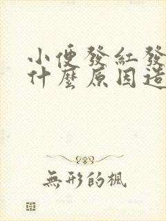 小便发红发黄是什么原因造成的