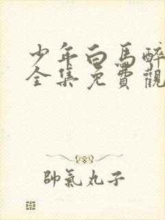 少年白马醉春风全集免费观看第二季