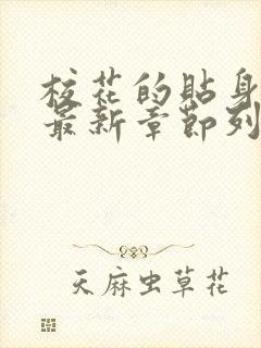 校花的贴身高手最新章节列