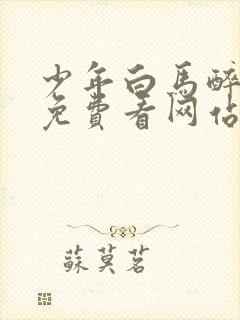 少年白马醉春风免费看网站