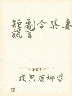 短剧合集妻子的谎言