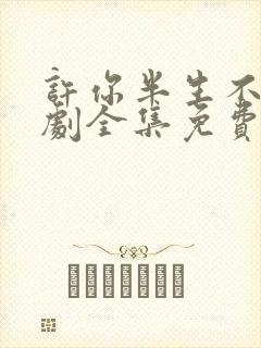 许你半生不见短剧全集免费播放