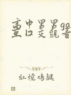 高中男男gay互囗交观看长