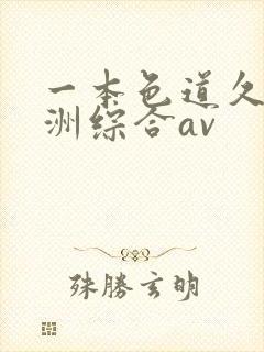 一本色道久久亚洲综合av