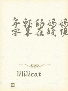 年轻的妈妈中文字幕在线视频观看封面
