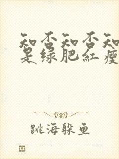 知否知否知否应是绿肥红瘦修辞