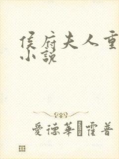 侯府夫人重生的小说