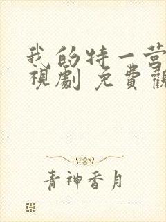 我的特一营 电视剧 免费观看