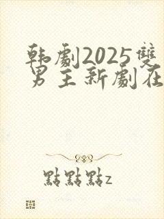 韩剧2025双男主新剧在线观看