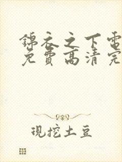 锦衣之下电视剧免费高清完整版封面