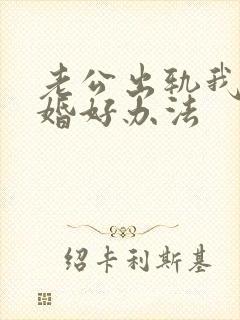 老公出轨我要离婚好办法封面