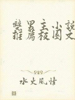 双男主小说甜文推荐校园文