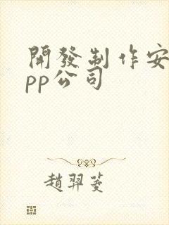 开发制作安卓app公司