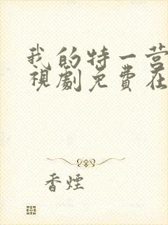 我的特一营 电视剧免费在线观看