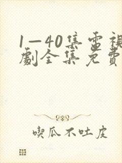 1—40集电视剧全集免费观看