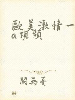 欧美激情一级aa视频