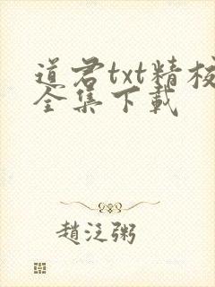 道君txt精校全集下载