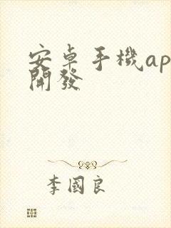 安卓手机app开发