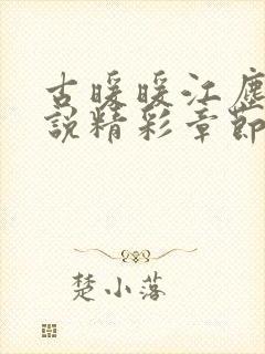 古暖暖江尘御小说精彩章节75封面