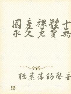 国产裸体十八禁永久免费无遮挡